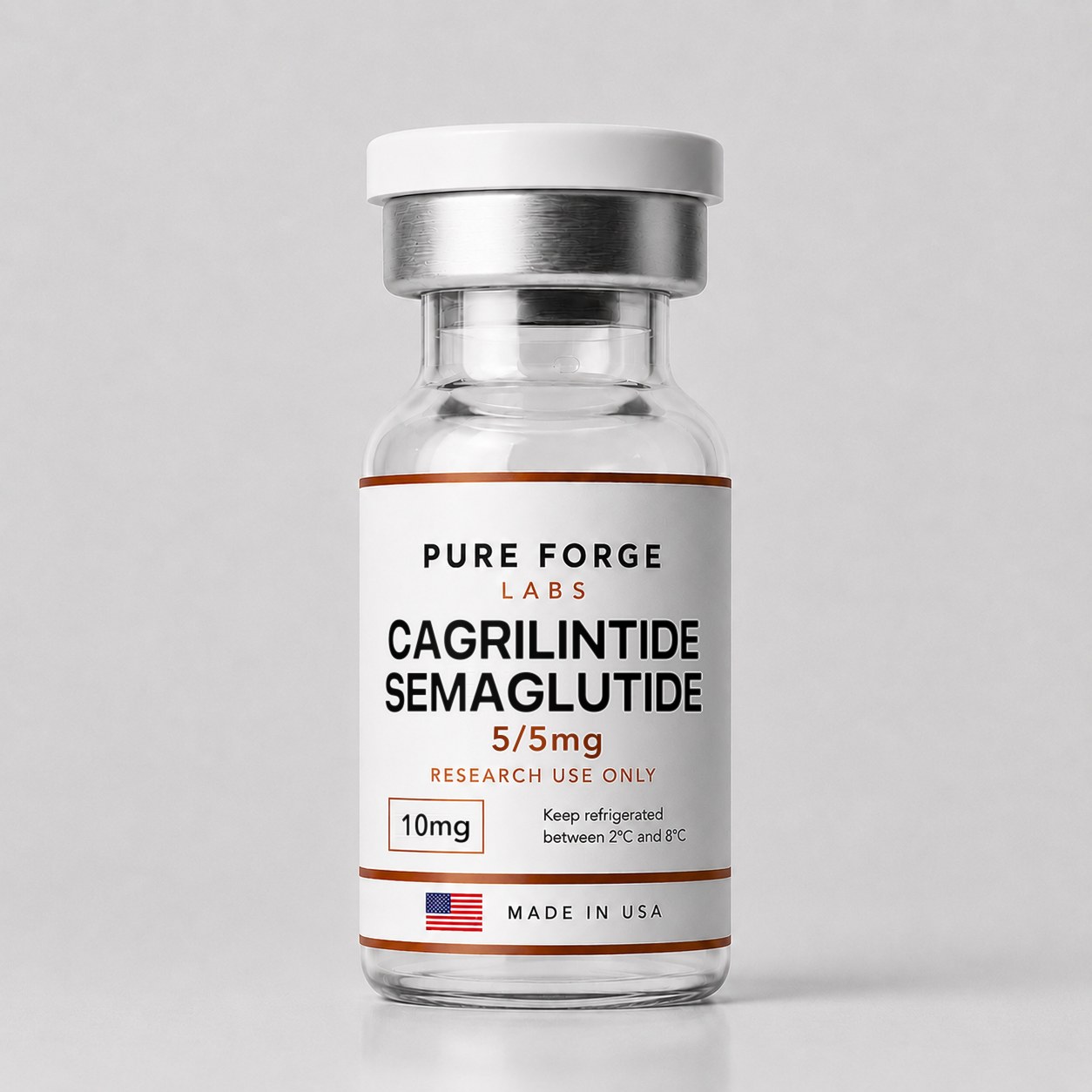 Cagrilintide / Semaglutide (GLP-1) 5/5 mg – Pure Forge Labs