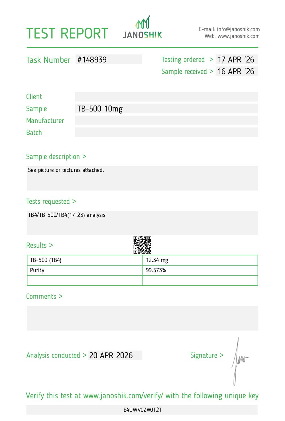 Certificate scan