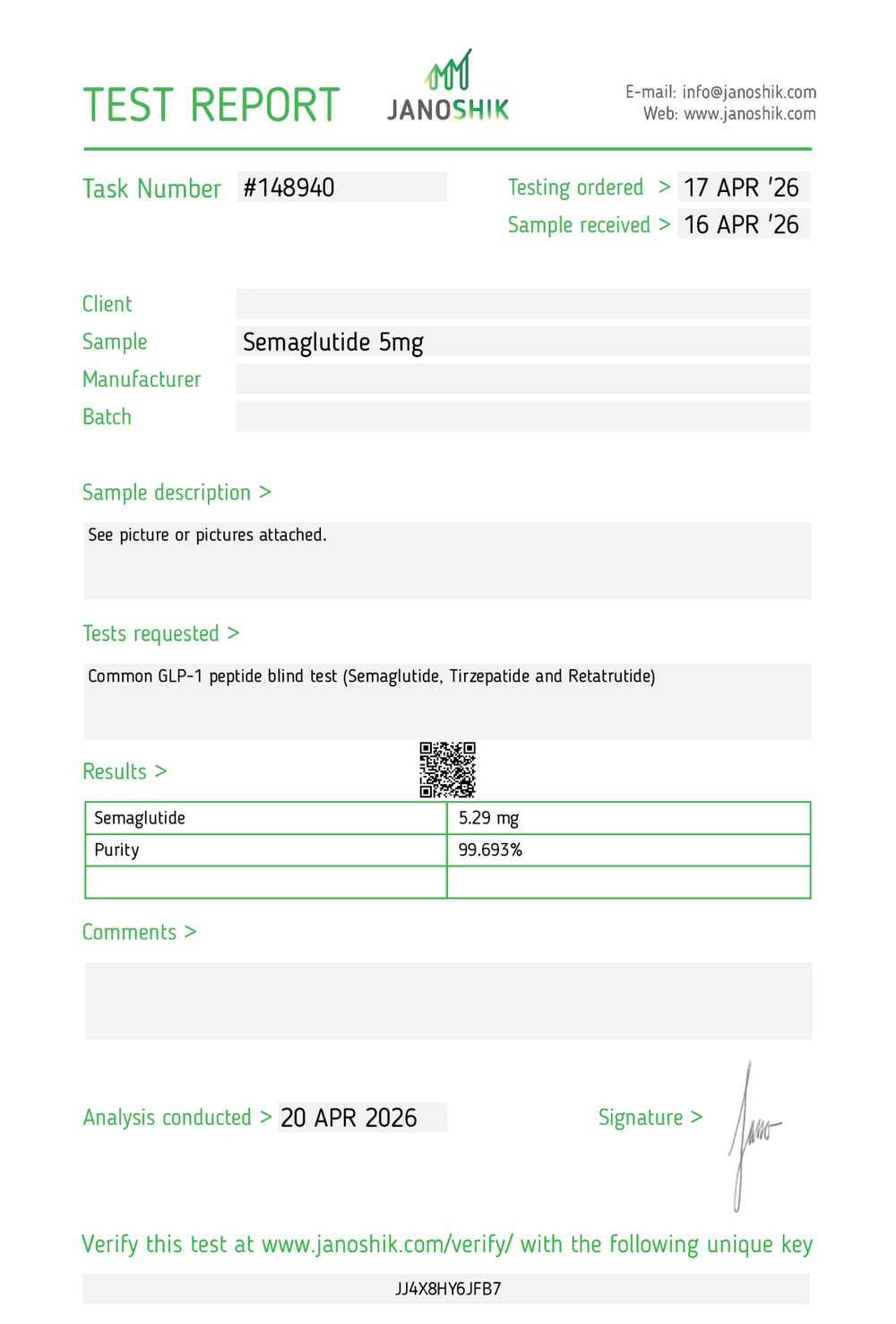 Certificate scan