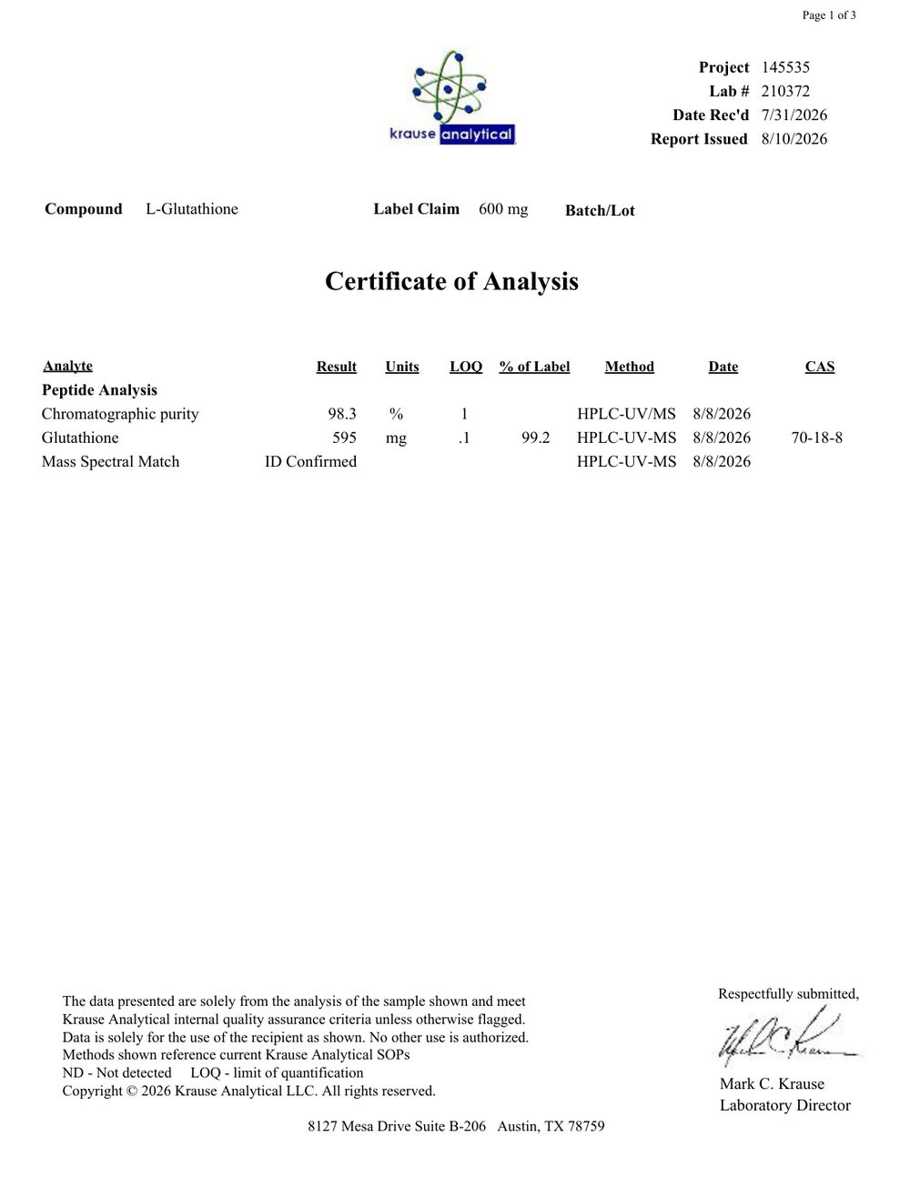 Certificate scan