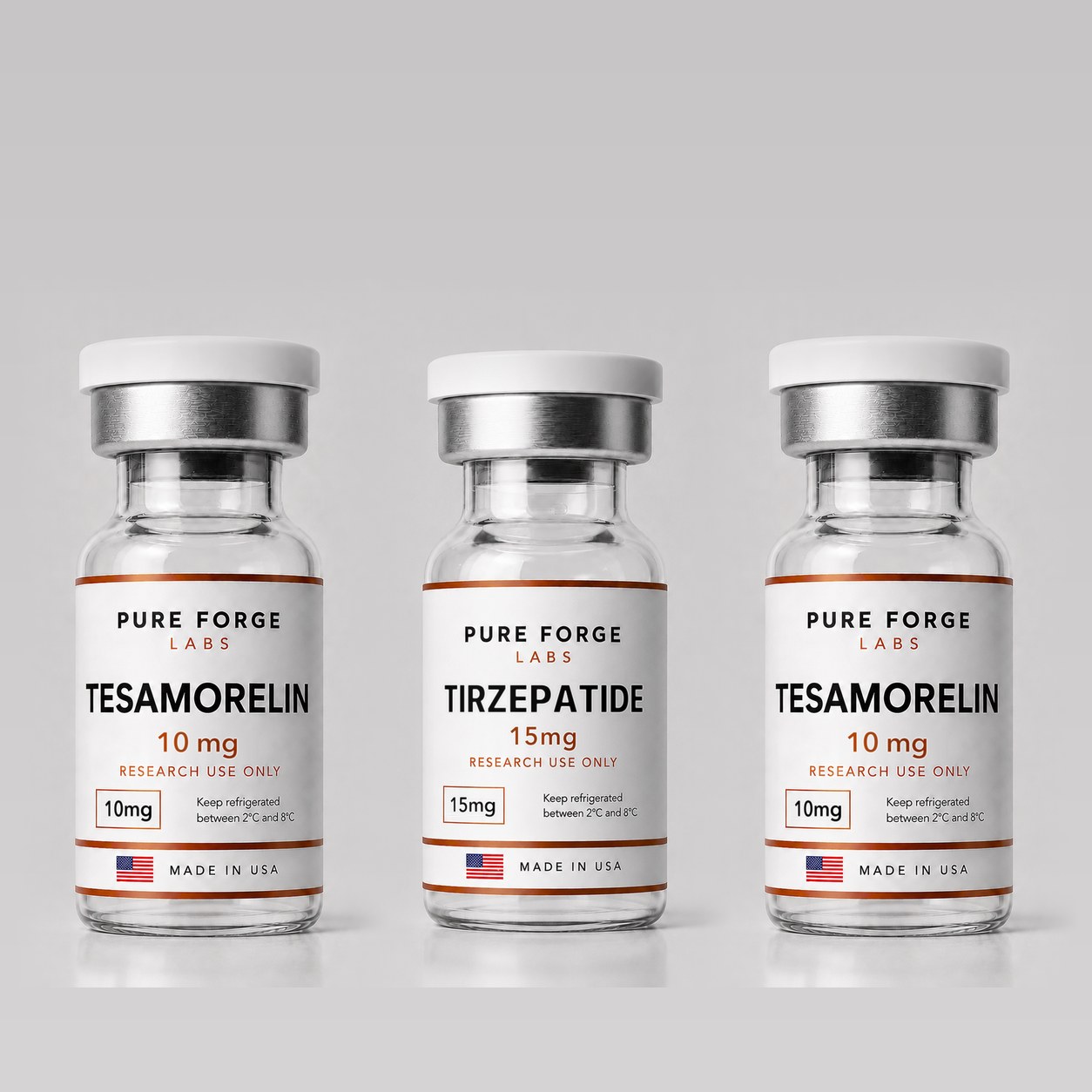 Tirzepatide + Tesamorelin Research Set